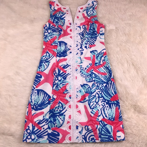 Lilly Pulitzer Dresses & Skirts - Lilly Pulitzer Starfish Janice Shift Dress 2